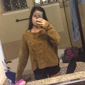 chenille charlotte russe sweater